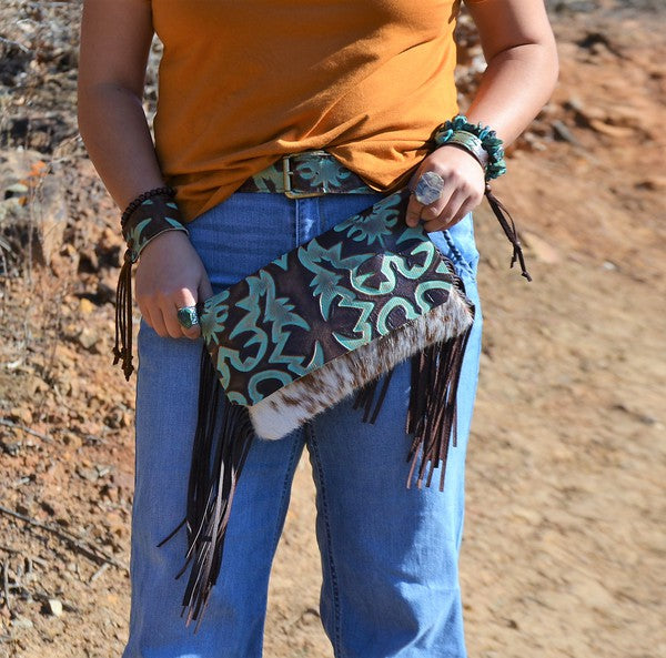Turquosie Laredo Handbag with Flap