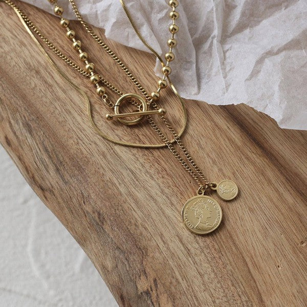 THREE LAYERS NECKLACE