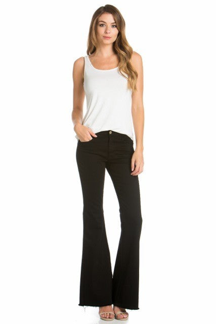 vintage flare denim jeans bell bottom pants