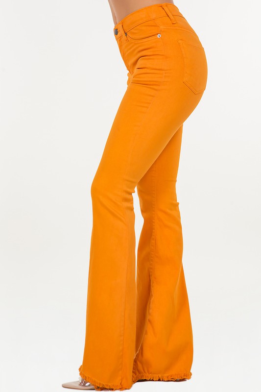 Bell Bottom Jean in Pumpkin