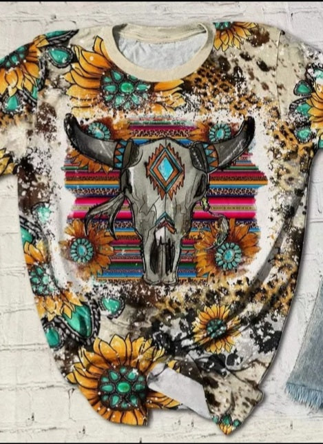 Western casual T- shirt