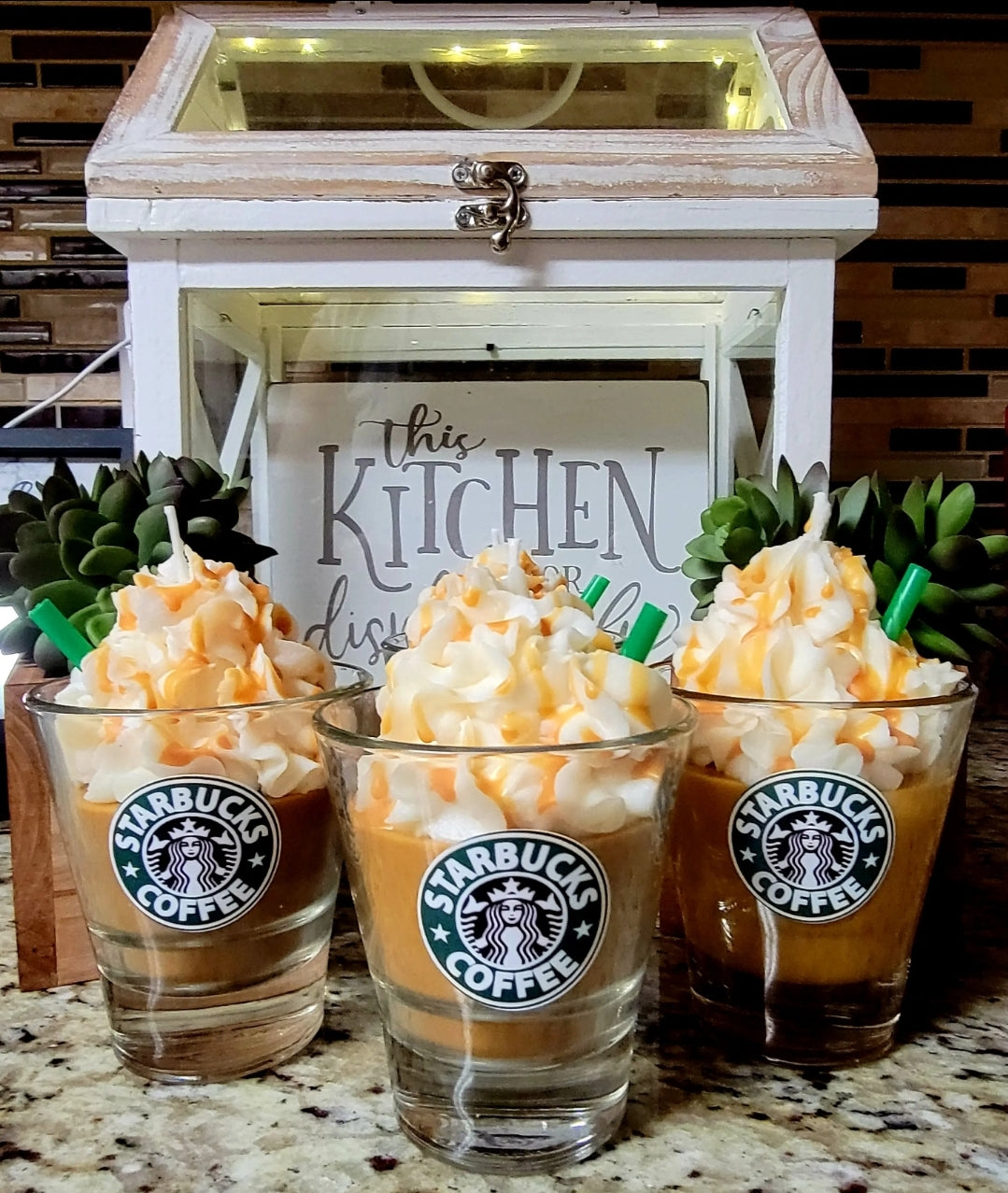 Starbucks Theme Soy Candle