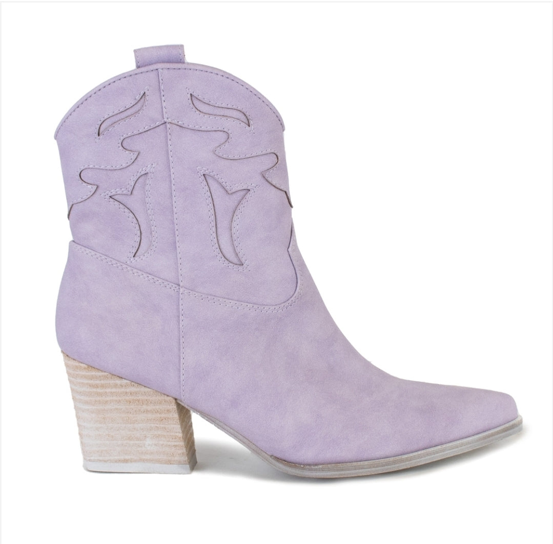 Western Suede Bootie