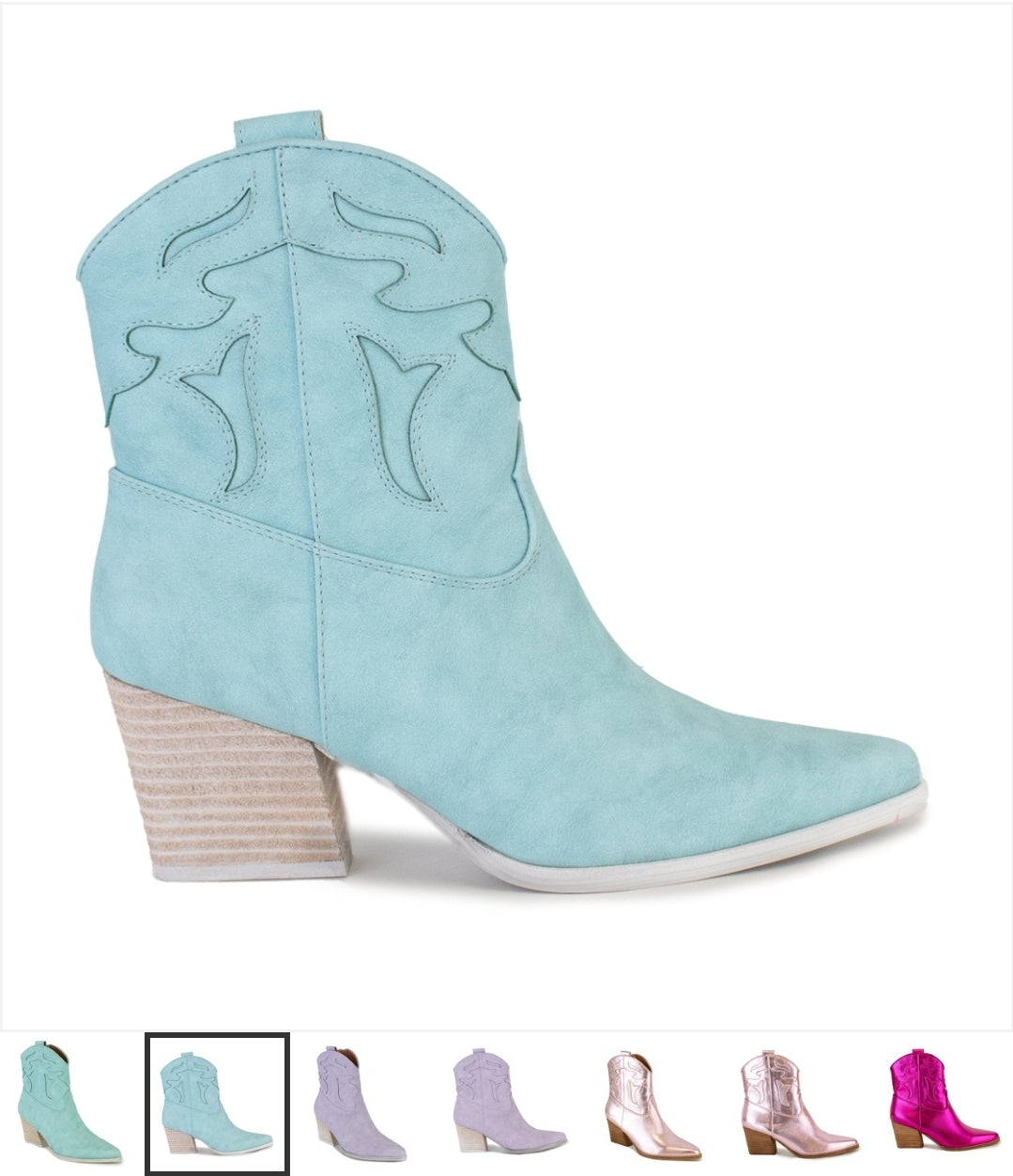 Western Suede Bootie