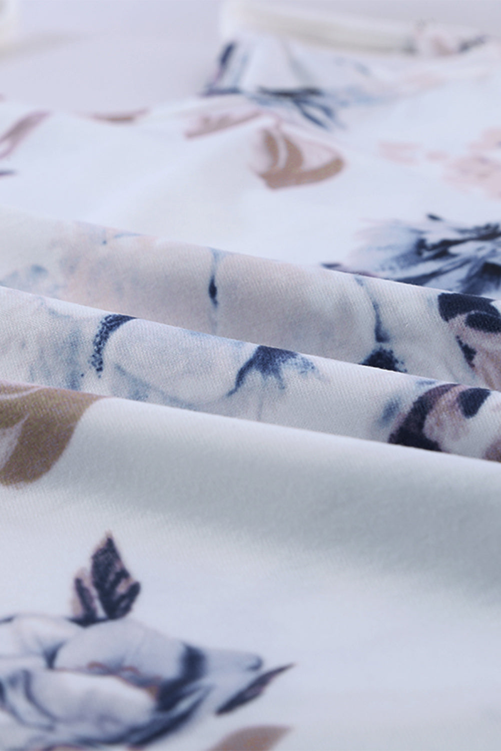 Tropical Plant Print Tank Top