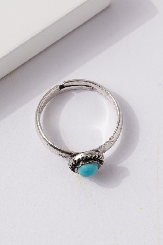 Western Eagle Set Ring