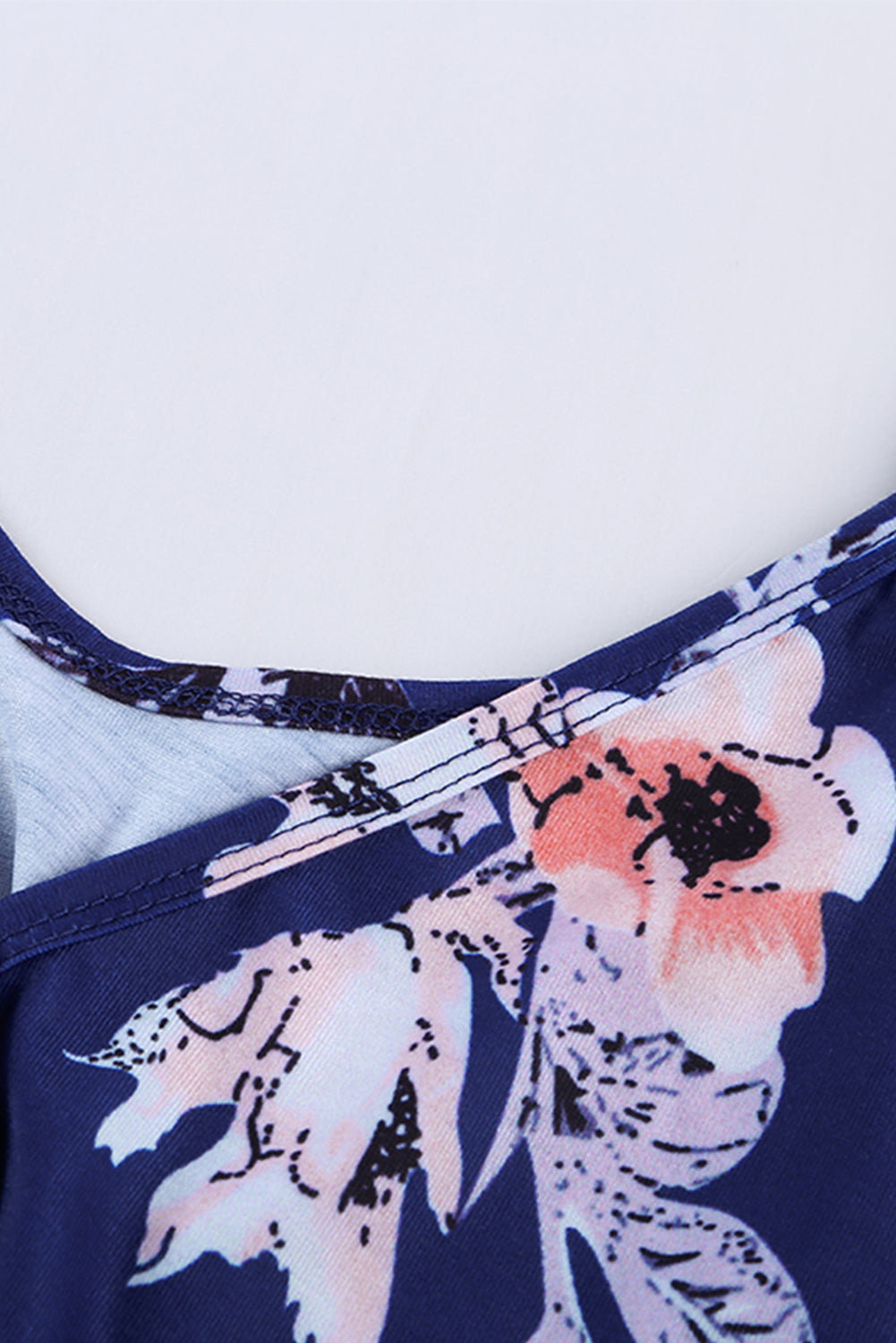 Tropical Plant Print Tank Top