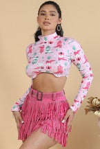 Western Crop Tops