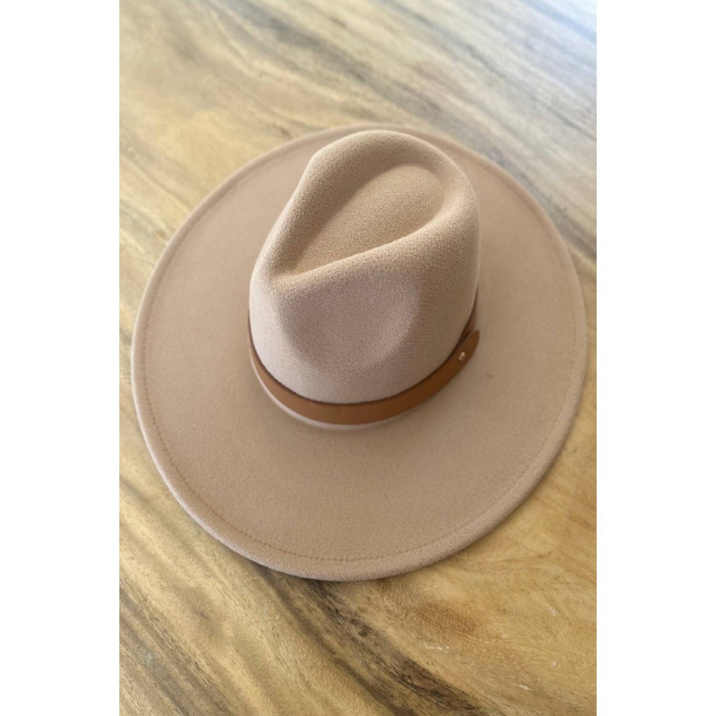WIDE BRIM DANDY PANAMA HAT With Belt