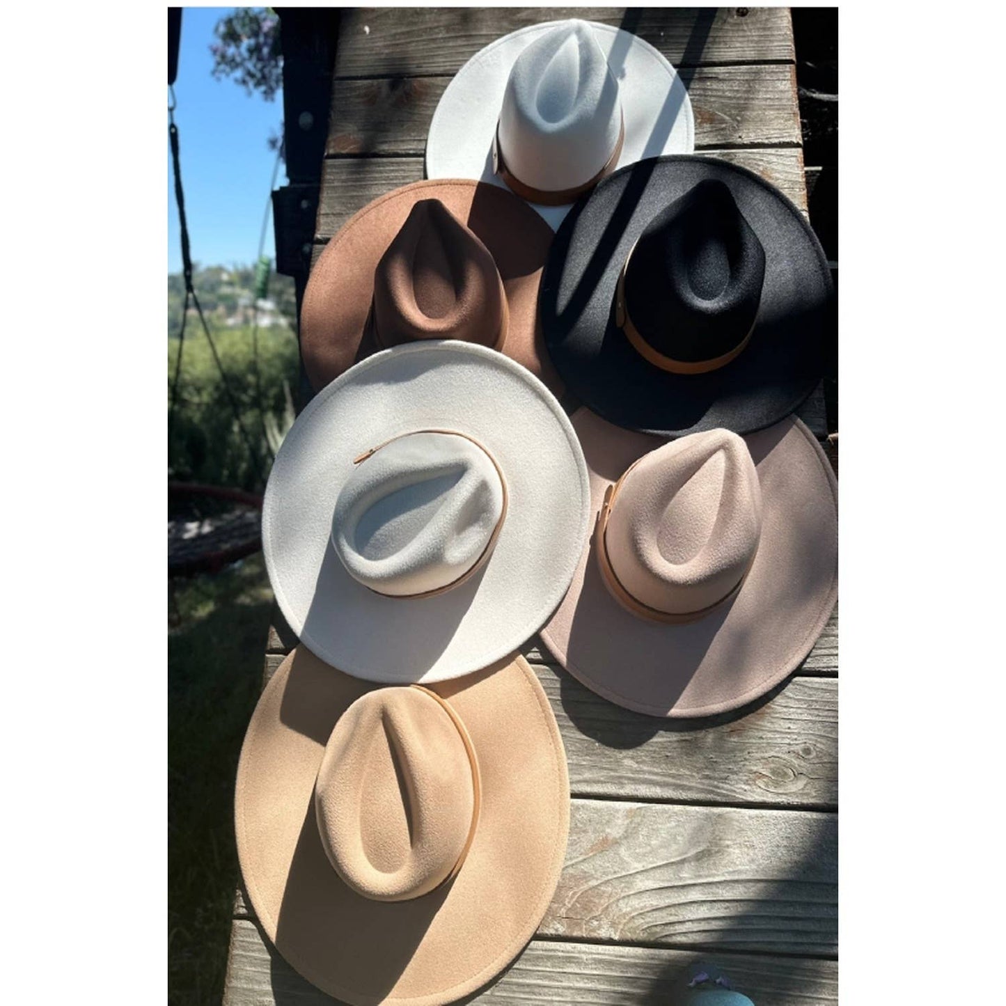 WIDE BRIM DANDY PANAMA HAT With Belt