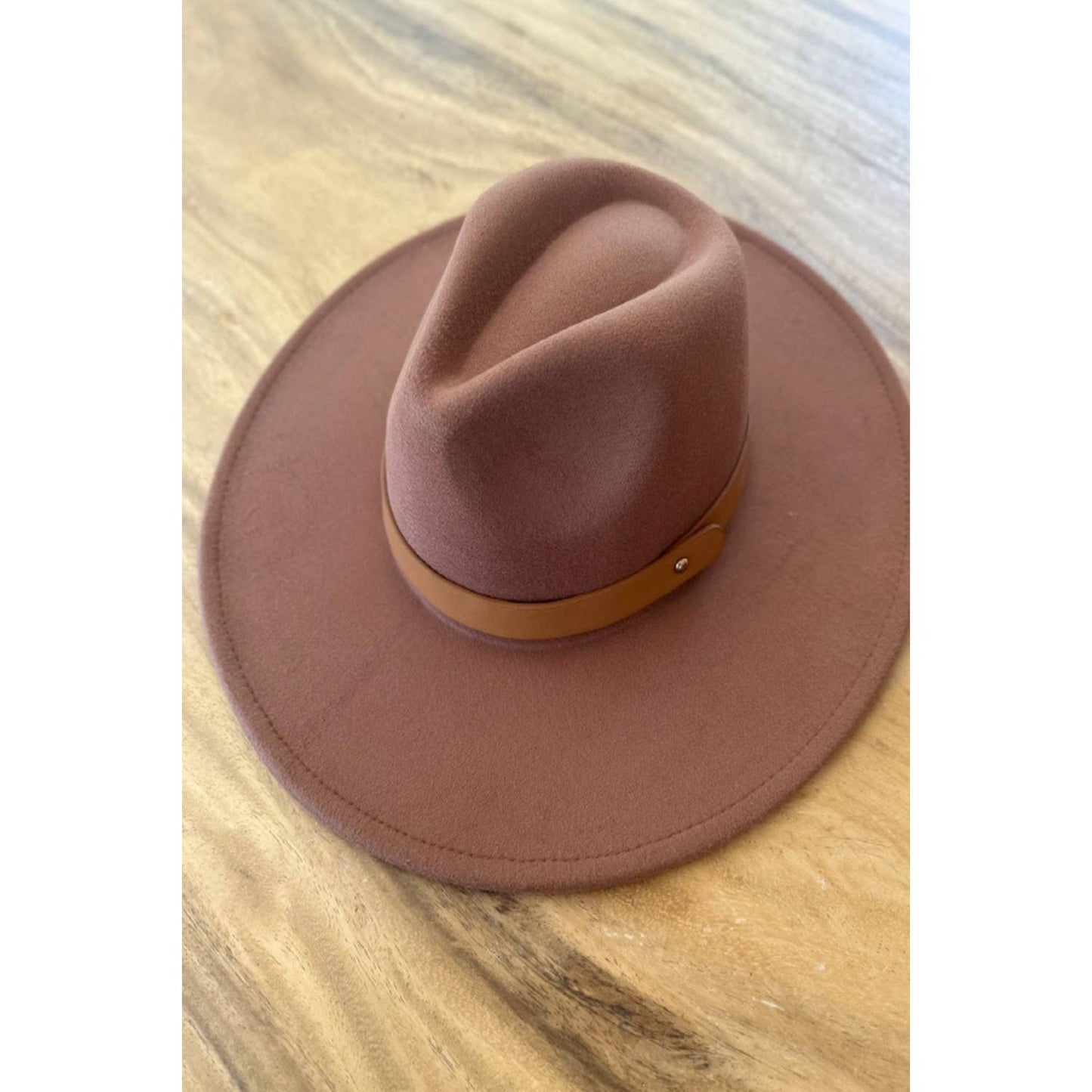 WIDE BRIM DANDY PANAMA HAT With Belt