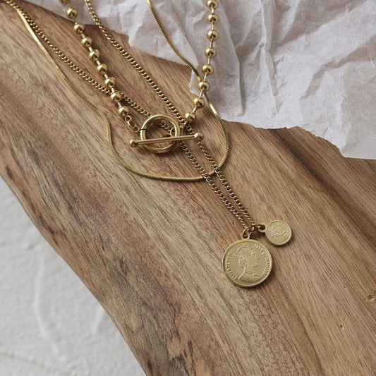 THREE LAYERS NECKLACE