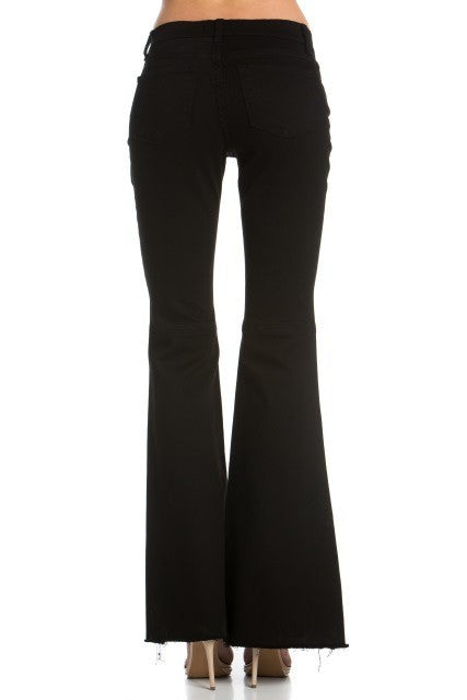 vintage flare denim jeans bell bottom pants