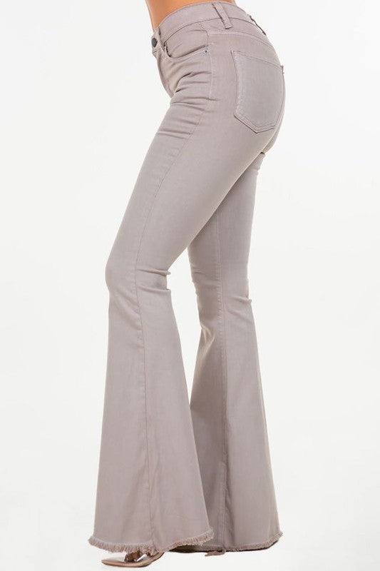 Bell Bottom Jean in Cool Grey
