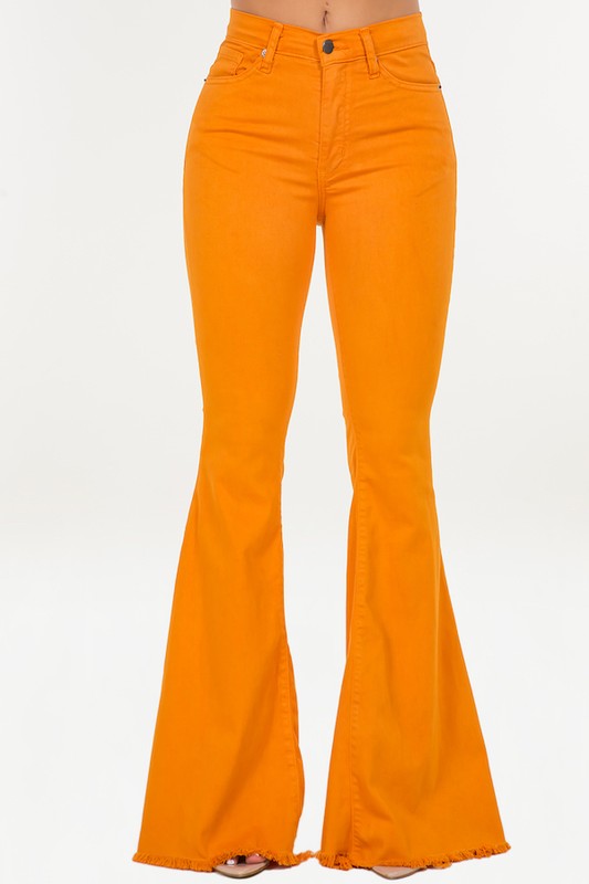 Bell Bottom Jean in Pumpkin