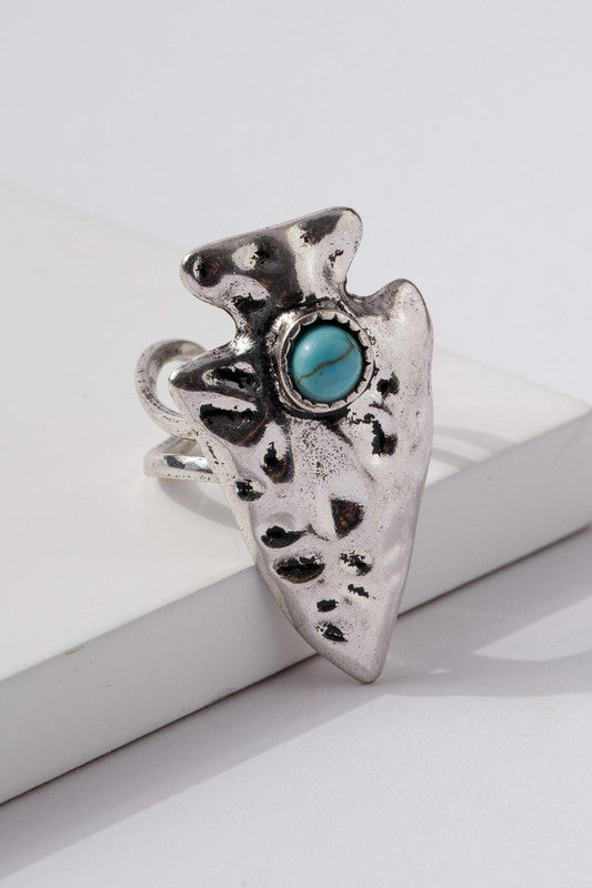 Western Eagle Set Ring