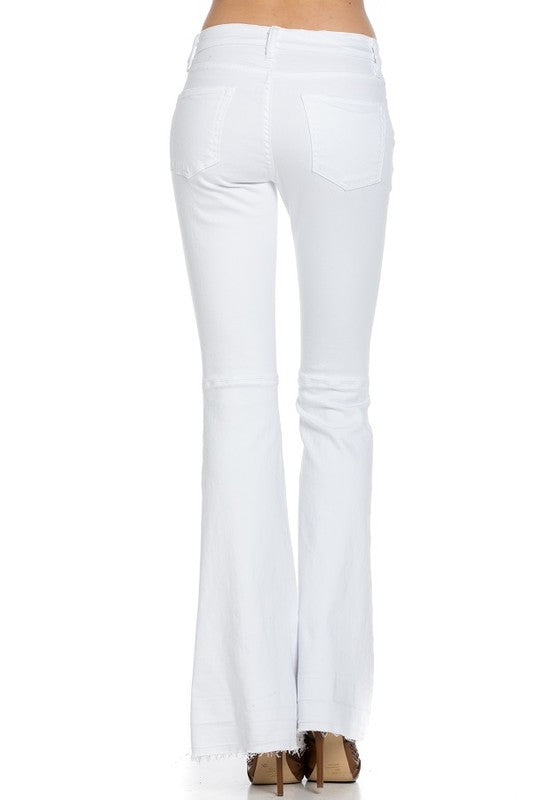 vintage flare denim jeans bell bottom pants