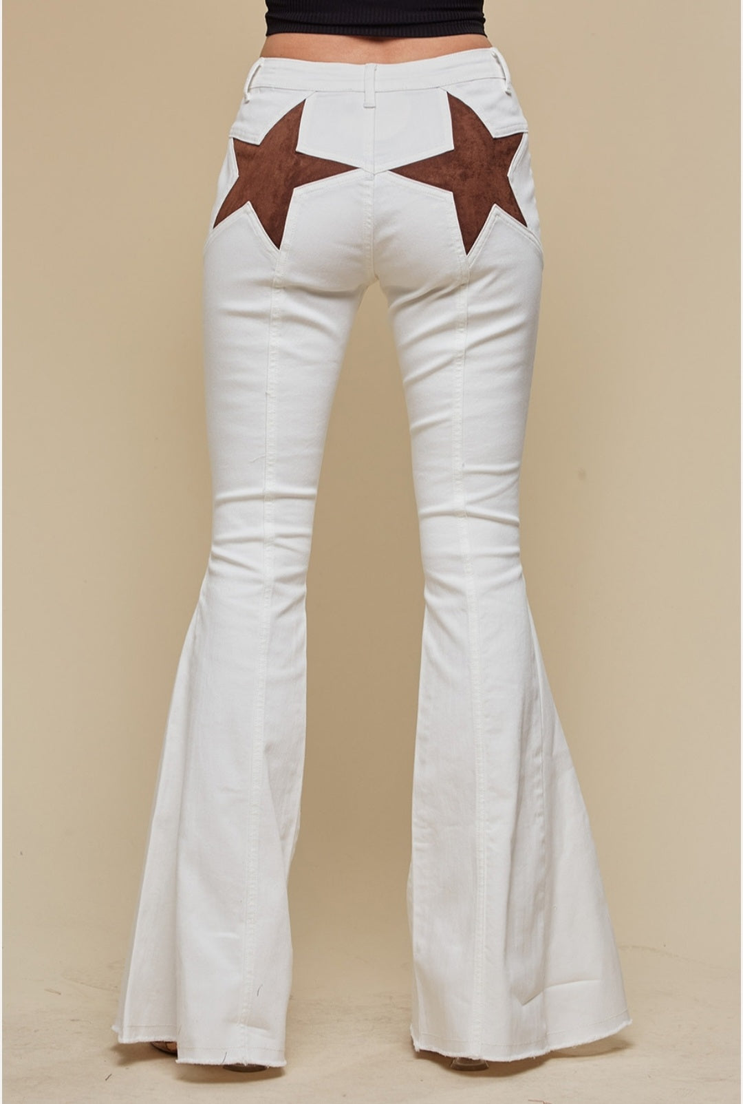 Star Pocket Denim Bell Bottoms