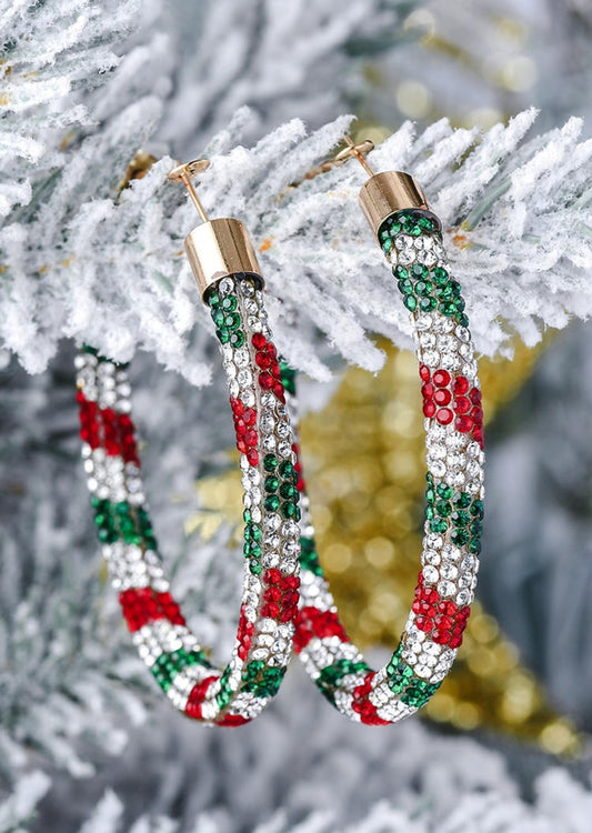 Christmas Hoop Earrings