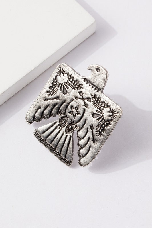 Western Eagle Set Ring